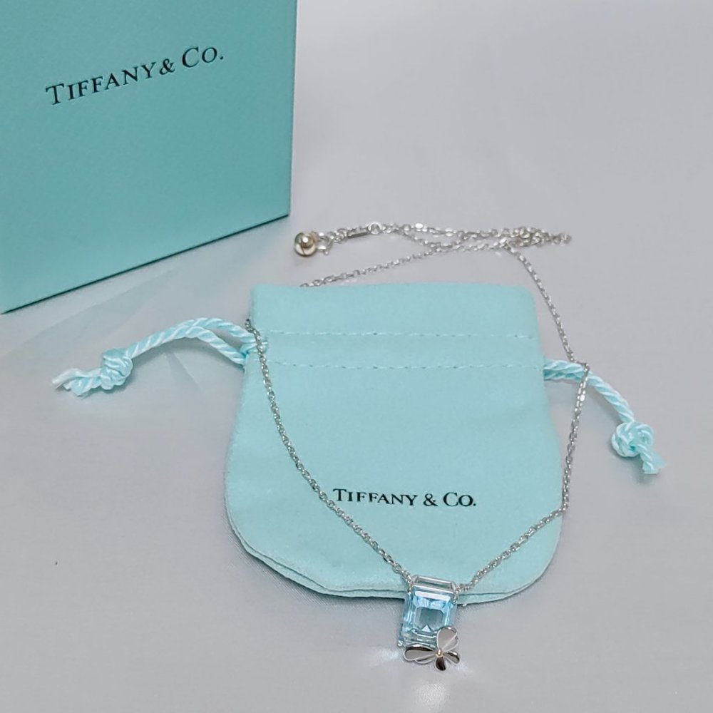 Tiffany & Co. Necklace Return to Tiffany Love Bugs Blue Topaz Butterfly Necklace